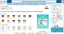 Desktop Screenshot of formaland.fr
